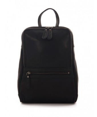 рюкзак  hill burry 2399 black из вощёной кожи saddle leather