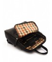 рюкзак  hill burry 2399 black из вощёной кожи saddle leather