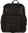 рюкзак hill burry 3063 black из вощёной кожи saddle leather