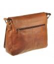 Сумка мужская hill burry 3075 light brown из вощёной кожи saddle leather
