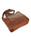 Сумка мужская hill burry 3075 light brown из вощёной кожи saddle leather