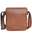 сумка мужская hill burry 3200 light brown из вощёной кожи saddle leather
