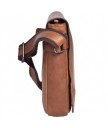 сумка мужская hill burry 3200 light brown из вощёной кожи saddle leather