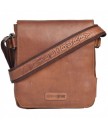 сумка мужская hill burry 3200 light brown из вощёной кожи saddle leather