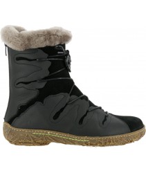 полусапоги зимние el naturalista n5447 soft grain-lux suede black / nido