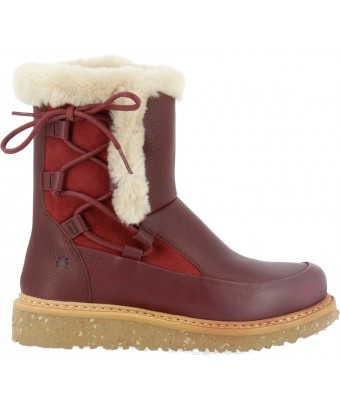 полусапоги женские зимние el naturalista n5556 soft grain-lux suede rioja / pizarra