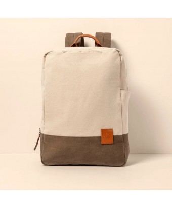 Рюкзак El Naturalista NA79 Green-Beig / Cotton Bagpack