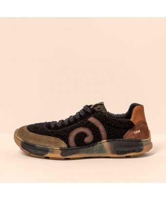 cникеры barefoot el naturalista n5435b multi material black / oroel