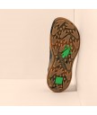 cникеры barefoot el naturalista n5435b multi material black / oroel