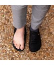 cникеры barefoot el naturalista n5671 nobuck lavado black / bare