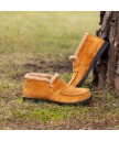 мокасины утеплённые el naturalista n5878 silk suede chocolate / arenisca