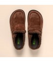мокасины утеплённые el naturalista n5878 silk suede chocolate / arenisca