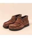 мокасины утеплённые el naturalista n5878 silk suede chocolate / arenisca