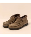 мокасины утеплённые el naturalista n5878 silk suede land / arenisca