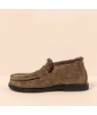 мокасины утеплённые el naturalista n5878 silk suede land / arenisca