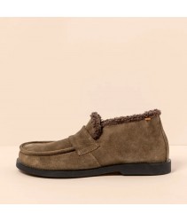 мокасини утеплені el naturalista n5878 silk suede land / arenisca