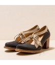 туфли el naturalista n5113 pleasant black-piedra/picot
