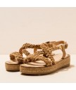 босонножки el naturalista n5595 lux suede camel/tulbent