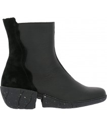 ботильоны el naturalista n5484 soft grain-lux suede black / caliza