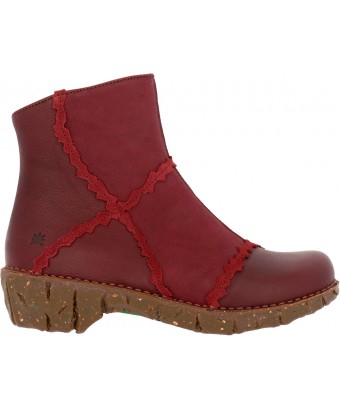 ботильоны el naturalista ng59 mix leather rioja / yggdrasil