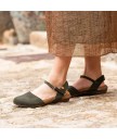 Босоніжки El Naturalista N412 Nobuck Lavado Kaki / Wakataua