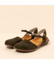 Босоніжки El Naturalista N412 Nobuck Lavado Kaki / Wakataua