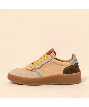 Снікери El Naturalista N5844 Multi Leather Cream-Yellow/ Geo