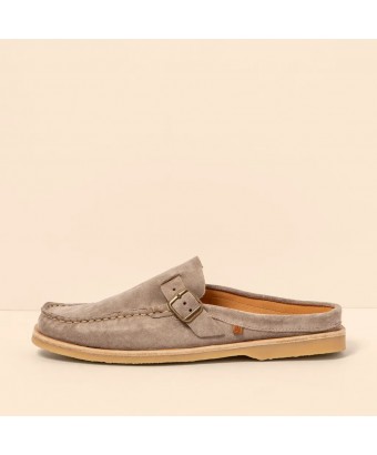 Сабо El Naturalista N5965 Silk Suede Taupe / Plantae