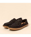 лоферы-мокасины el naturalista n5294 nobuck lavado black / el viajero