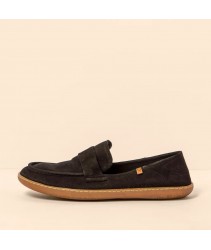 лофери-мокасини el naturalista n5294 nobuck lavado black / el viajero