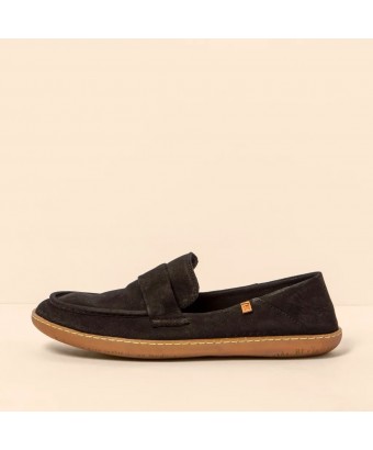 лоферы-мокасины el naturalista n5294 nobuck lavado black / el viajero