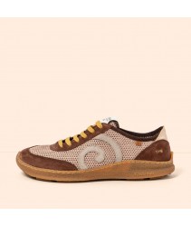 cнікери barefoot el naturalista n5435c multi material multi chocolate / oroel