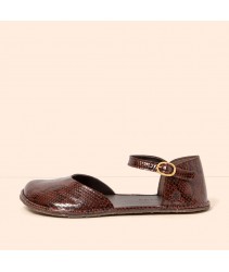 сандалі barefoot el naturalista n5683 snake chocolate / bare sandals