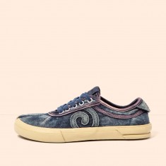 табі barefoot el naturalista n5954 washed cotton denim / teko