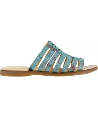 шлёпанцы el naturalista n5189 fantasy leather adriatico/tulip