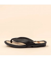 В'єтнамки El Naturalista N5931S Wax Nappa Black/Makisu