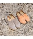 Еспадрильї El Naturalista N677 Silk Suede-Cotton Taupe/Campos