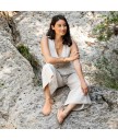 Еспадрильї El Naturalista N677 Silk Suede-Cotton Taupe/Campos