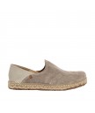 Еспадрильї El Naturalista N677 Silk Suede-Cotton Taupe/Campos