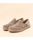 Еспадрильї El Naturalista N677 Silk Suede-Cotton Taupe/Campos