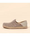 Еспадрильї El Naturalista N677 Silk Suede-Cotton Taupe/Campos