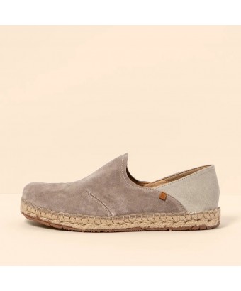 Еспадрильї El Naturalista N677 Silk Suede-Cotton Taupe/Campos