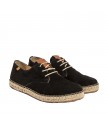 Еспадрильї El Naturalista N678 Silk Suede Black/Campos
