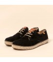 Еспадрильї El Naturalista N678 Silk Suede Black/Campos