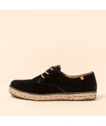 Еспадрильї El Naturalista N678 Silk Suede Black/Campos