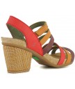 Босоножки El Naturalista n5030 soft grain grosella mixed / mola