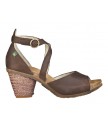 Босоножки El Naturalista n790 crust leather chocolate / senda