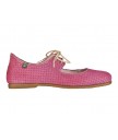 балетки el naturalista N960 suede trenzado pink / croché