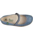 Туфли Mary Jane El Naturalista n268 suede trenzado vaquero/ el viajero