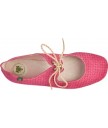балетки el naturalista N960 suede trenzado pink / croché